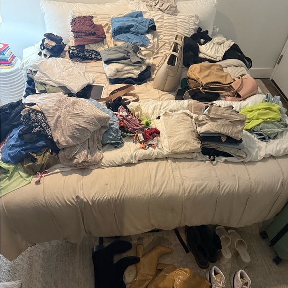 Nwot Woman's Square Neck Cut Out Dress Size M/L - Picture 6 of 6